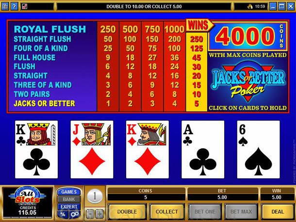 Playing Video Poker